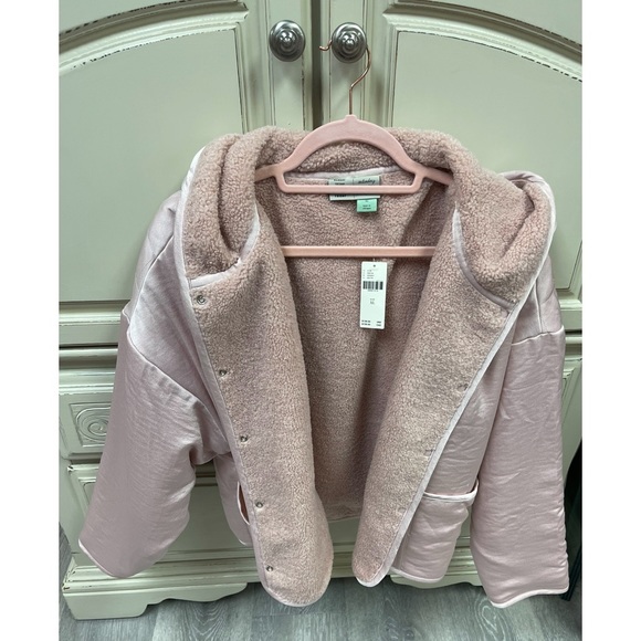Anthropologie Leona Reversible Sherpa Jacket NWT SZ XL - Picture 4 of 10